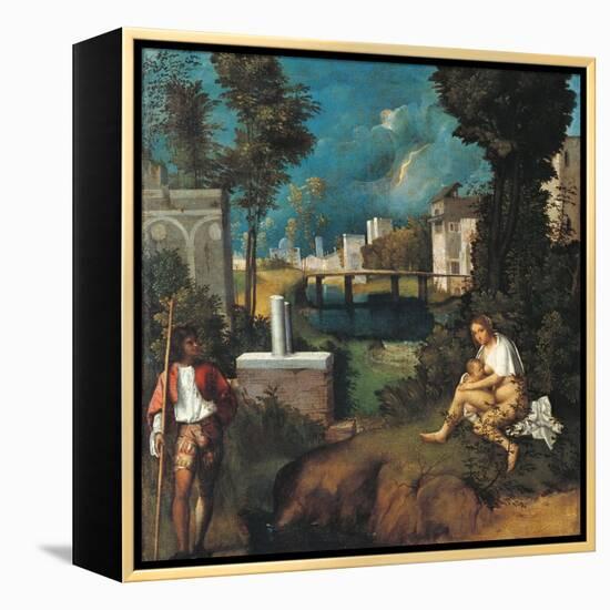 The Tempest-Giorgione da Castelfranco-Framed Premier Image Canvas