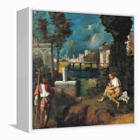 The Tempest-Giorgione da Castelfranco-Framed Premier Image Canvas