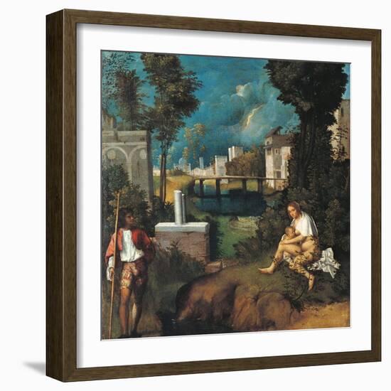 The Tempest-Giorgione da Castelfranco-Framed Giclee Print