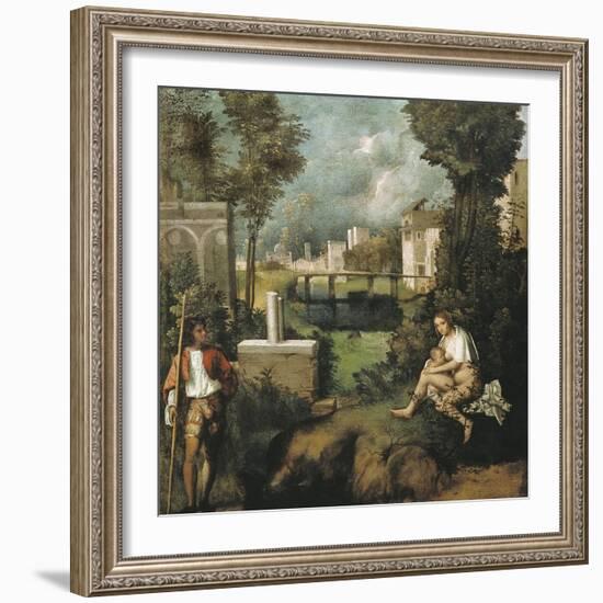 The Tempest-Giorgione-Framed Art Print