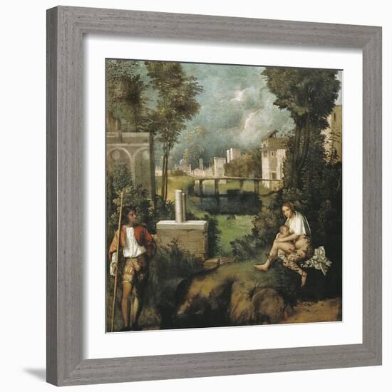 The Tempest-Giorgione-Framed Art Print