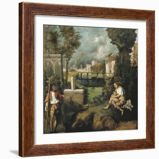 The Tempest-Giorgione-Framed Art Print