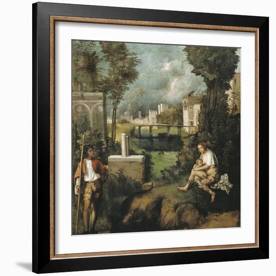 The Tempest-Giorgione-Framed Art Print