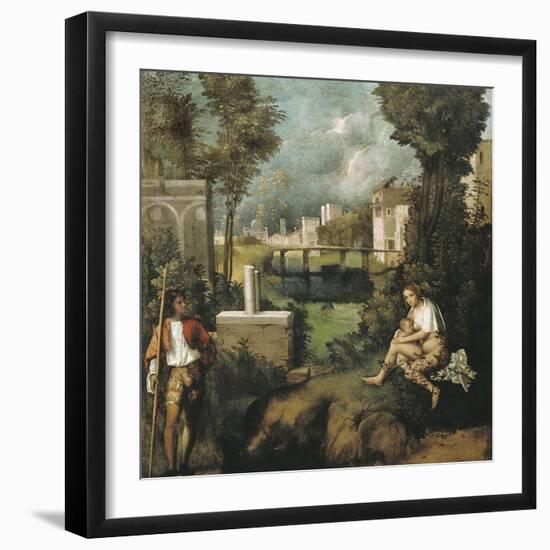 The Tempest-Giorgione-Framed Art Print