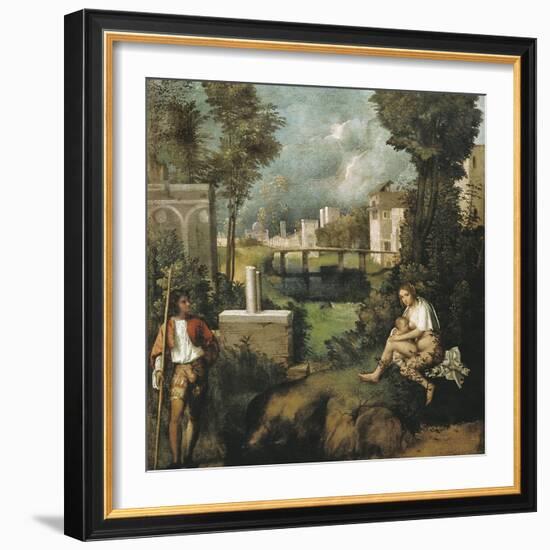 The Tempest-Giorgione-Framed Art Print