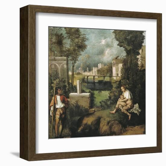 The Tempest-Giorgione-Framed Art Print