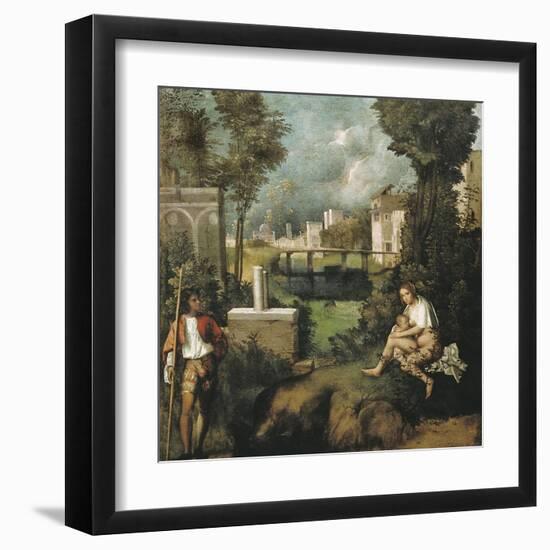 The Tempest-Giorgione-Framed Art Print