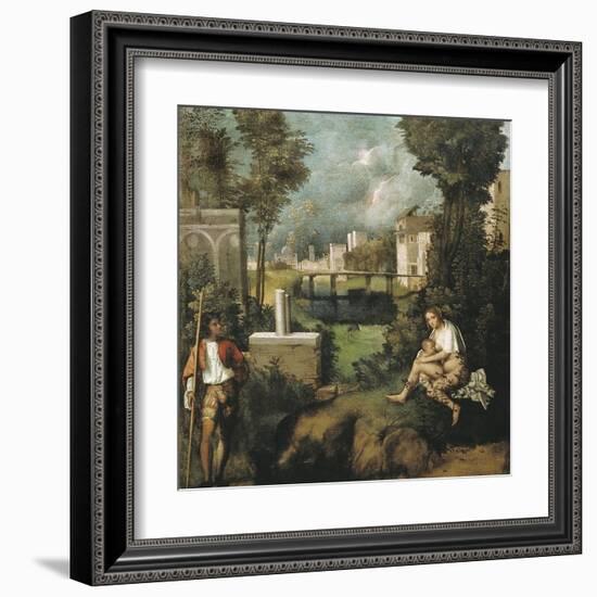 The Tempest-Giorgione-Framed Art Print