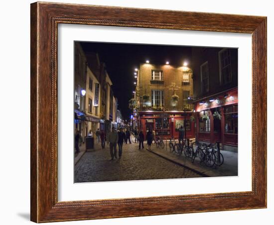 The Temple Bar Pub, Temple Bar, Dublin, County Dublin, Republic of Ireland (Eire)-Sergio Pitamitz-Framed Photographic Print