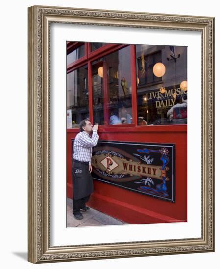 The Temple Bar Pub, Temple Bar, Dublin, County Dublin, Republic of Ireland (Eire)-Sergio Pitamitz-Framed Photographic Print