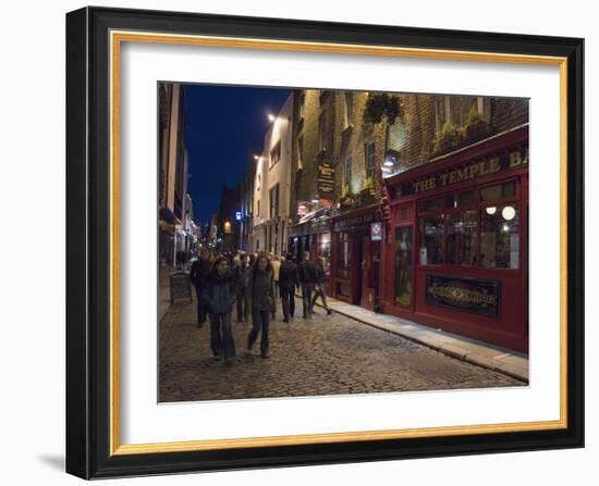 The Temple Bar Pub, Temple Bar, Dublin, County Dublin, Republic of Ireland (Eire)-Sergio Pitamitz-Framed Photographic Print