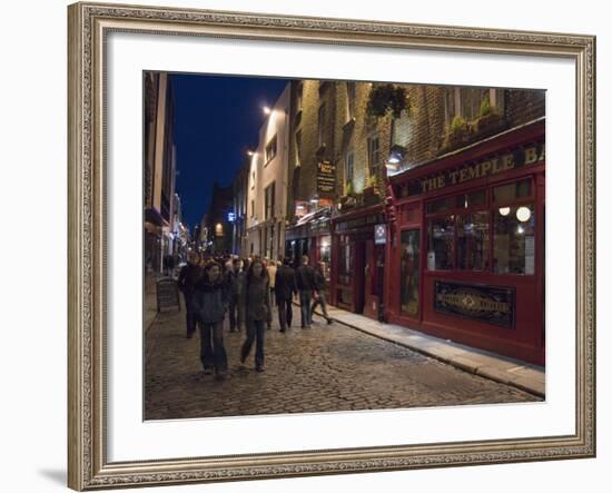 The Temple Bar Pub, Temple Bar, Dublin, County Dublin, Republic of Ireland (Eire)-Sergio Pitamitz-Framed Photographic Print