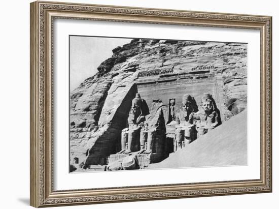 The Temple of Abu Simbel, Egypt, 1936-null-Framed Photographic Print