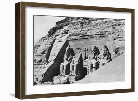 The Temple of Abu Simbel, Egypt, 1936-null-Framed Photographic Print