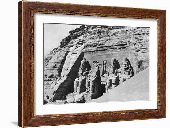 The Temple of Abu Simbel, Egypt, 1936-null-Framed Photographic Print