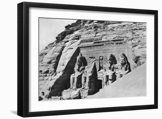 The Temple of Abu Simbel, Egypt, 1936-null-Framed Photographic Print