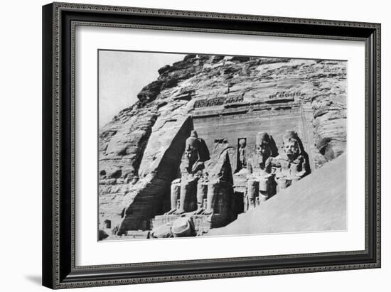 The Temple of Abu Simbel, Egypt, 1936-null-Framed Photographic Print