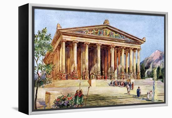 The Temple of Artemis, Ephesus, Turkey, 1933-1934-William Harold Oakley-Framed Premier Image Canvas