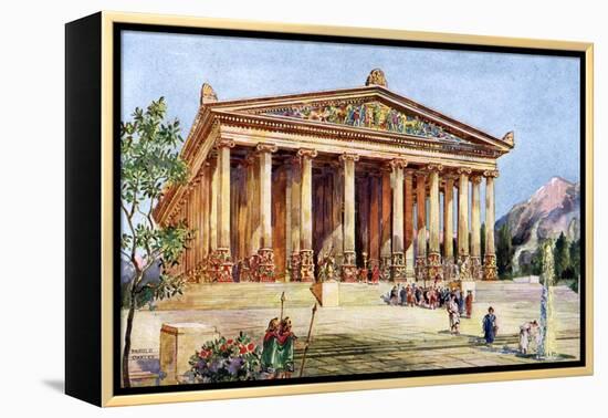 The Temple of Artemis, Ephesus, Turkey, 1933-1934-William Harold Oakley-Framed Premier Image Canvas