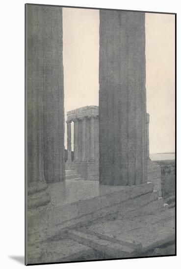 'The Temple of Athene Nike at Athens', 1913-Jules Guerin-Mounted Giclee Print
