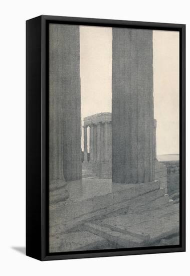 'The Temple of Athene Nike at Athens', 1913-Jules Guerin-Framed Premier Image Canvas