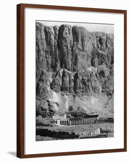 The Temple of Deir-El-Bahari, Egypt, 1936-null-Framed Photographic Print
