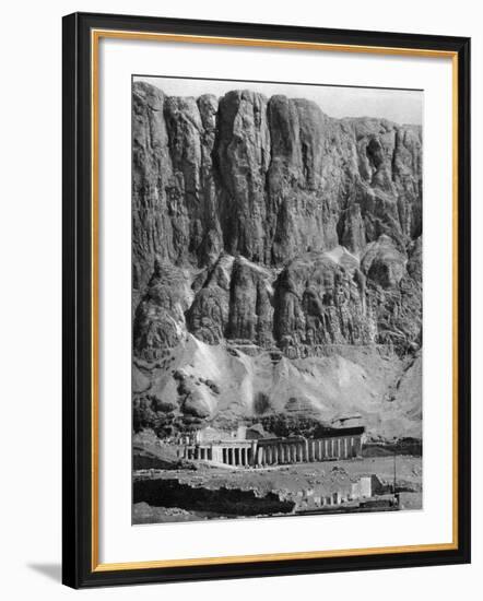 The Temple of Deir-El-Bahari, Egypt, 1936-null-Framed Photographic Print