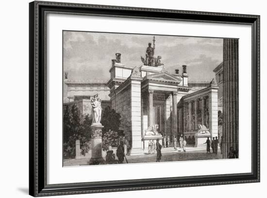 The Temple of Demeter, Naxos, Greece-null-Framed Giclee Print