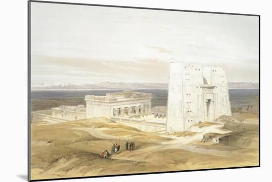 The Temple of Edfu-Demetrio Cosola-Mounted Giclee Print