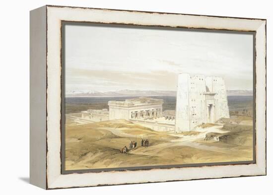 The Temple of Edfu-Demetrio Cosola-Framed Premier Image Canvas