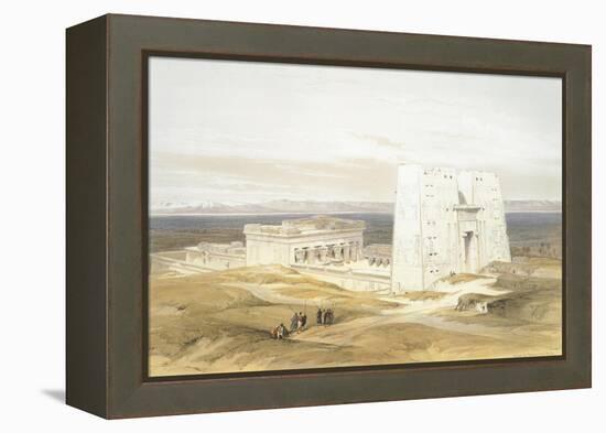 The Temple of Edfu-Demetrio Cosola-Framed Premier Image Canvas