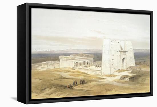 The Temple of Edfu-Demetrio Cosola-Framed Premier Image Canvas
