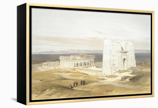 The Temple of Edfu-Demetrio Cosola-Framed Premier Image Canvas