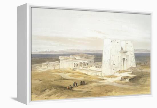 The Temple of Edfu-Demetrio Cosola-Framed Premier Image Canvas