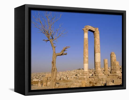 The Temple of Hercules, Amman, Jordan, Middle East-Neale Clarke-Framed Premier Image Canvas