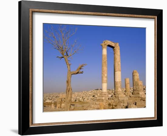 The Temple of Hercules, Amman, Jordan, Middle East-Neale Clarke-Framed Photographic Print