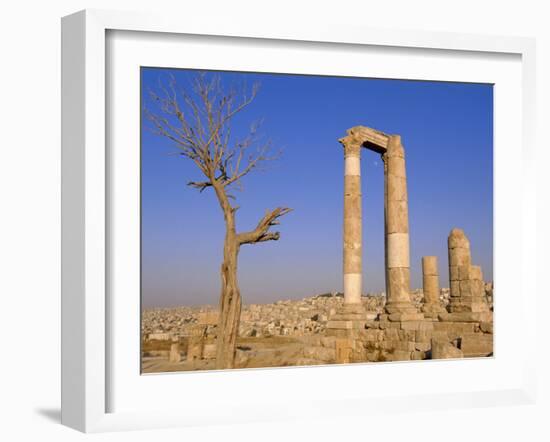 The Temple of Hercules, Amman, Jordan, Middle East-Neale Clarke-Framed Photographic Print