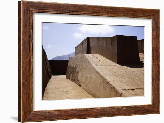 The Temple of Huanca in Chan Chan-null-Framed Giclee Print