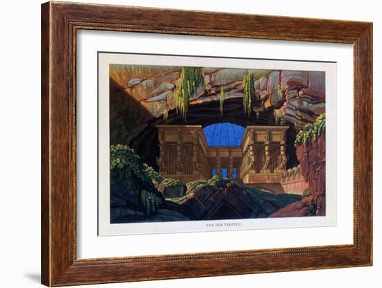 The Temple of Isis and Osiris from the Magic Flute, 1816-Karl Friedrich Schinkel-Framed Giclee Print