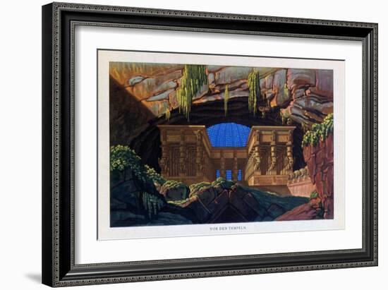 The Temple of Isis and Osiris from the Magic Flute, 1816-Karl Friedrich Schinkel-Framed Giclee Print