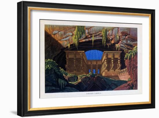 The Temple of Isis and Osiris from the Magic Flute, 1816-Karl Friedrich Schinkel-Framed Giclee Print