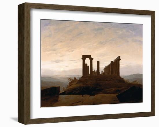 The Temple of Juno, Agrigent, C. 1830-Caspar David Friedrich-Framed Giclee Print