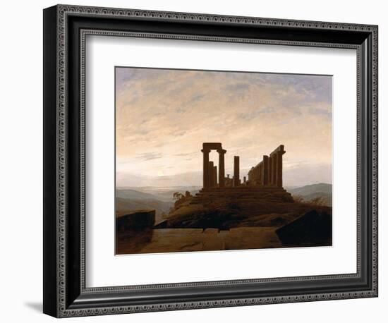 The Temple of Juno, Agrigent, C. 1830-Caspar David Friedrich-Framed Giclee Print