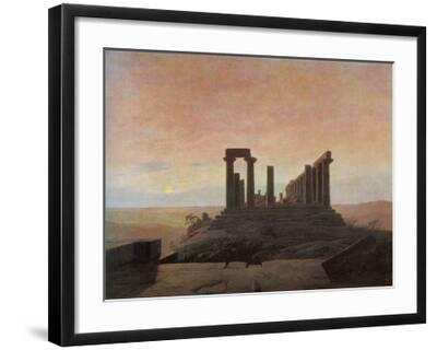 Caspar Temple of Juno Design Canvas Print Picture Painting Frame Home Furnishings 