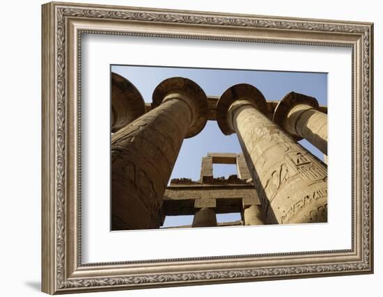 The Temple of Karnak at Luxor, Egypt.-Julien McRoberts-Framed Photographic Print