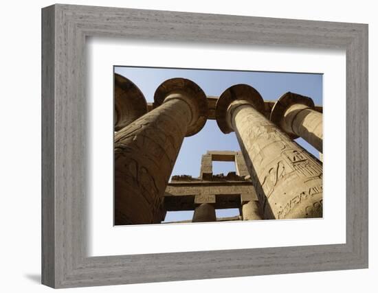 The Temple of Karnak at Luxor, Egypt.-Julien McRoberts-Framed Photographic Print