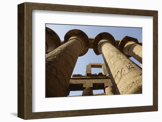 The Temple of Karnak at Luxor, Egypt.-Julien McRoberts-Framed Photographic Print