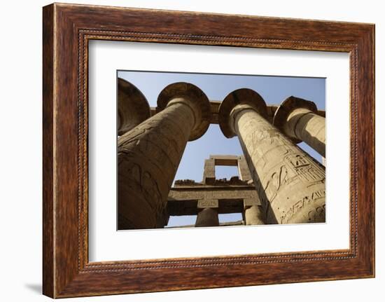 The Temple of Karnak at Luxor, Egypt.-Julien McRoberts-Framed Photographic Print