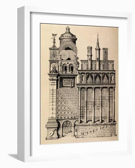 The Temple of Music by Robert Fludd, 1617-null-Framed Giclee Print