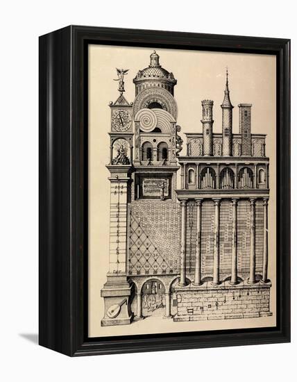 The Temple of Music by Robert Fludd, 1617-null-Framed Premier Image Canvas